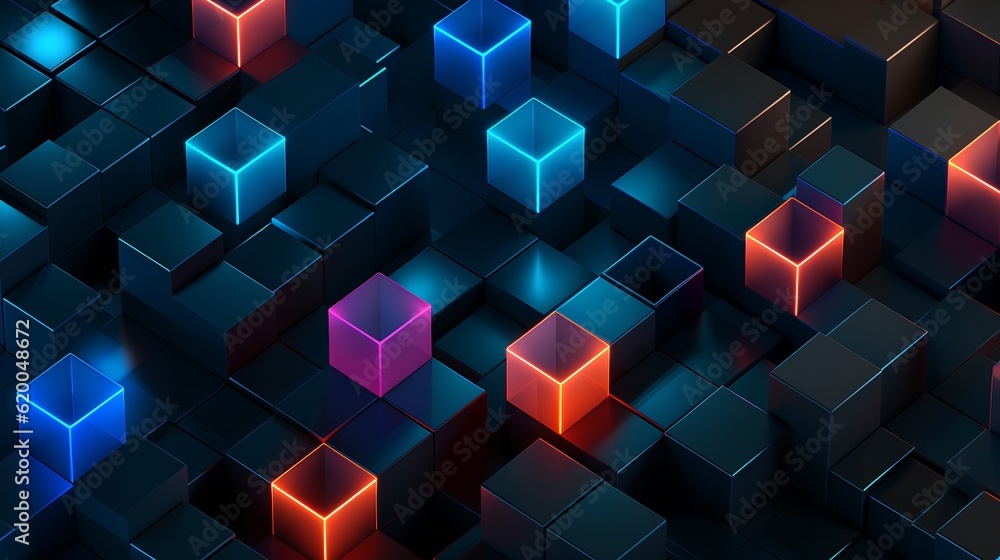 Poster process of digital transformation, abstract illustration. shift from traditional methods to digital 
