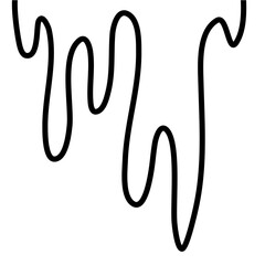 Dripping Outline Vector