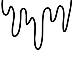 Dripping Outline Vector