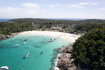 4K Drone Footage of Koh Racha Yai Island (Raya Island), Phuket