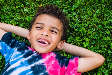 enviromental portait of an adorable child