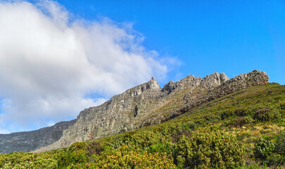 Cape Town, Table Mountain landscape, South Africa
