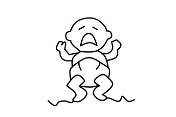 Adorable baby with a cute smile and bright eyes, captured in a charming pose. Perfect for baby-themed designs, nursery decorations, or heartwarming moments.