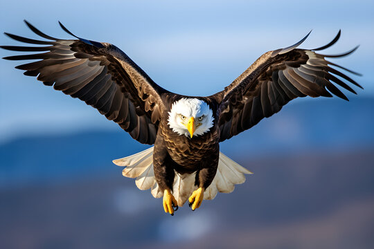Fototapeta american bald eagle