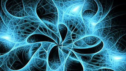 abstract plant background, fractal illustration for creative design