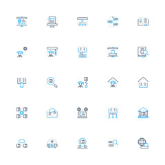 eLearning Duoline 2d Icon. Editable stroke. Pixel Perfect at 32x32