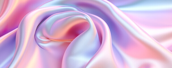 Obraz premium abstract background luxury cloth. Smooth elegant silk can use as wedding background. Generative AI