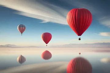 Zelfklevend Fotobehang hot air balloon © Ahmad