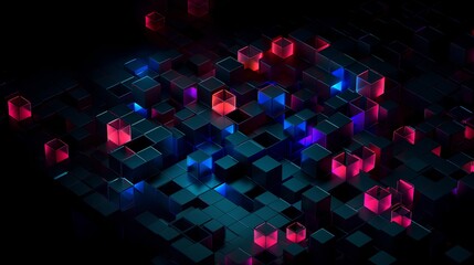 Process of digital transformation, abstract illustration. Shift from traditional methods to digital ones across various aspects of business. Harnessing the power of modern technology. Generative AI