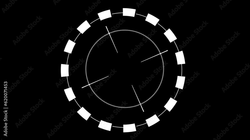Poster target hud technological futuristic elements. sci fi elements appearing and disappearing. loading, t