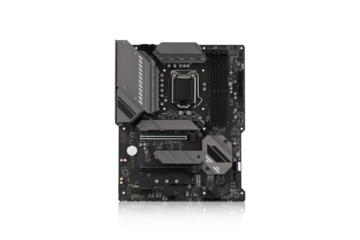 PC motherboard on a white background. Motherboard for personal computer closeup isolated on white background.