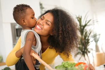 Multiracial Lesbian couple relaxing at home