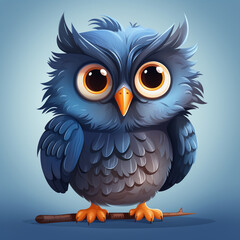 Cute owl vector art
