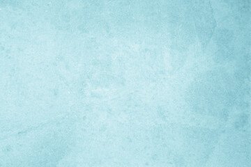 Blue concrete stone texture for background in summer wallpaper. Cement and sand wall of tone vintage. Concrete abstract wall of light cyan color.
