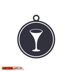 Icon vector graphic of Key Chain 