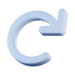 Reload Arrow 3D Icon