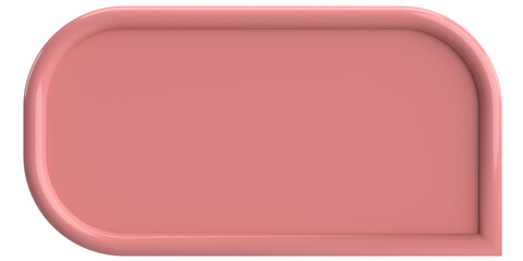 Price tag. Speech bubble. 3D illustration.