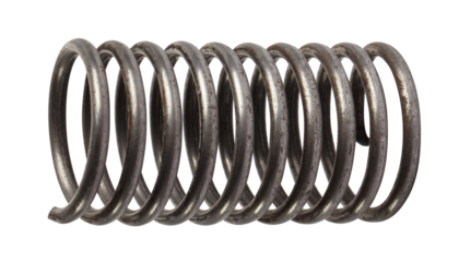 Metal spring cut out
