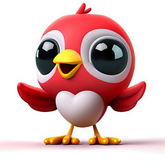 owl with heart