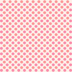 Dots pink pattern vector. Pink polka dots abstract background