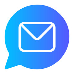 email gradient icon