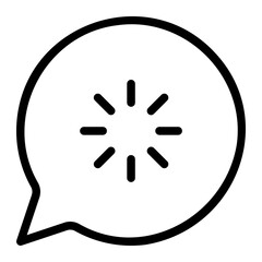 conversation line icon
