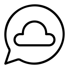 conversation line icon