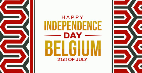 Happy Independence Day of Belgium background. 21st of july Belgium independence day wallpaper