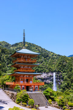 世界遺産那智の滝　和歌山県那智勝浦町那智山
World Heritage Nachi Falls, Wakayama Prefecture, Japan