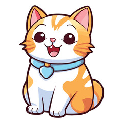 Aesthetic Elegance: 2D Illustration of a California Spangled Cat