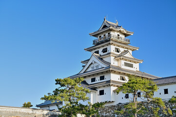 今治城天守閣の風景　愛媛県今治市