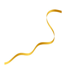 Fototapeta premium Gold Ribbon Illustration