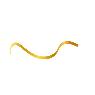 Gold Ribbon Illustration