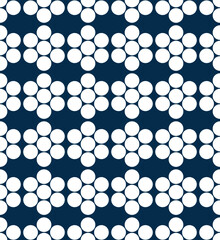 seamless pattern with circles vector
