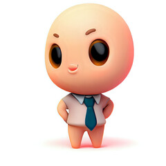 3d little child