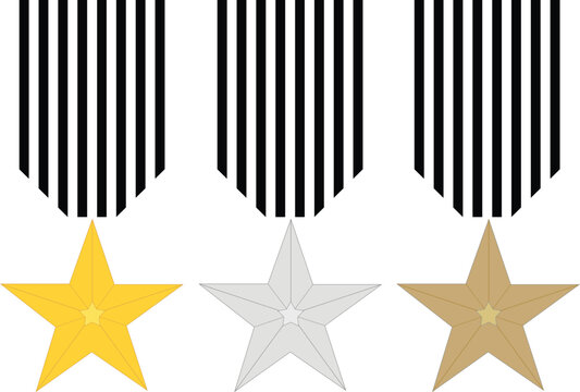 Military medal vector image