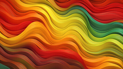 abstract colorful background with waves, AI generated.