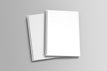 Spiral Notebook Blank Mockup