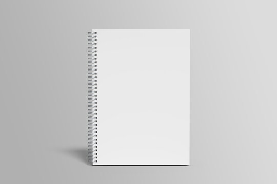 Spiral Notebook Blank Mockup