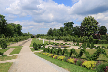 Schlossgarten Neustrelitz in Mecklenburg-Vorpommern