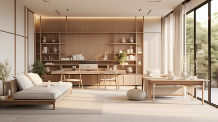 Harmony in Simplicity: Japandi-Inspired Interior Design Concept