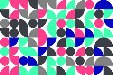 Bauhaus abstract geometrick pattern background. Modern Art pattern. Abstract png pattern design for web banners.