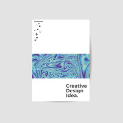 Fototapeta premium Amazing business presentation vector A4 vertical orientation front page mock up. Modern corporate report cover abstract geometric illustration design layout. Company identity brochure template. EPS10.