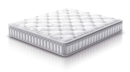 Mattress isolated on white background