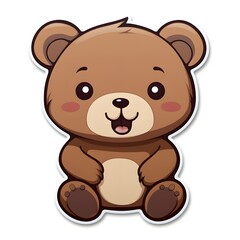 Plakat teddy bear cartoon