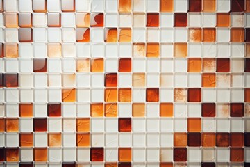 Clean Mosaic Tile Texture Background, Generative AI