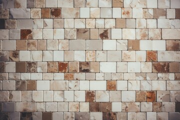 Clean Mosaic Tile Texture Background, Generative AI