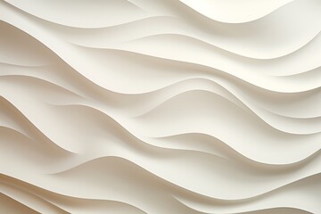 Clean Paper Cutout Texture Background, Generative AI