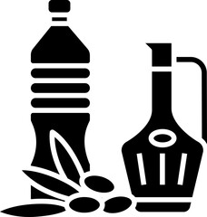 Oil icon, element for decoration.