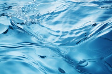 Clean Water Ripple Texture Background, Generative AI